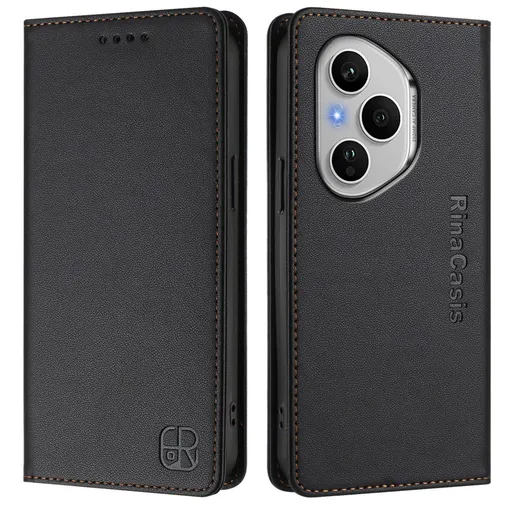 RINA Zaklápacie puzdro pre Honor 400 Pro 5G čierne