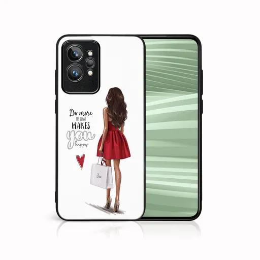 MY ART Ochranný kryt Realme GT2 Pro RED DRESS (137)