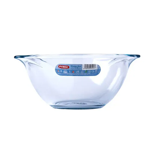 MISKA S UŠKAMI PYREX 2,8L, 28X23X11CM, SKLO