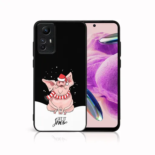 MY ART Kryt s vianočným dizajnom Xiaomi Redmi Note 12S LET IT SNOW (075)