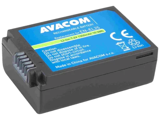 AVACOM Náhradná batéria Nikon EN-EL25 Li-Ion 7.6V 1350mAh 10.3Wh
