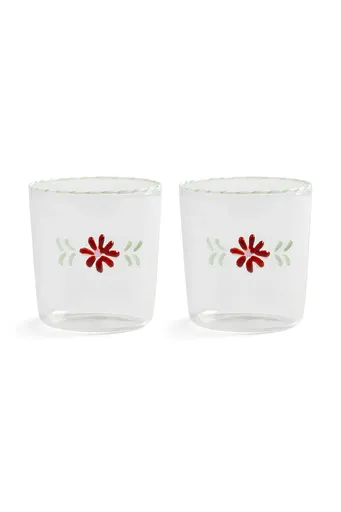 Sada pohárov &k amsterdam flora red 300 ml 2-pak