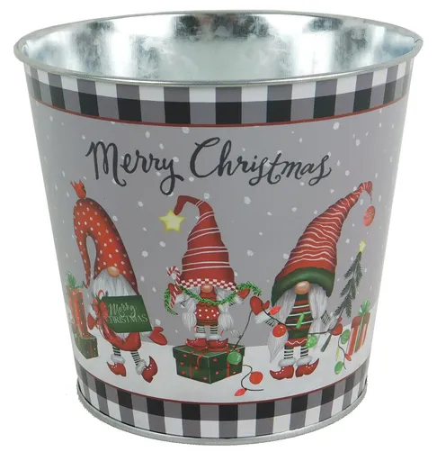 MAKRO - Kvetináč dekoračný 15x13,5cm, vianočný