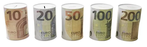 MAKRO - Pokladnička EURO 10x15cm, rôzne druhy