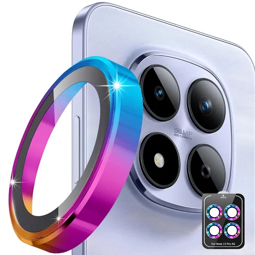 ENKAY ALU Sklo pre fotoaparát Xiaomi Redmi Note 15 Pro COLORFUL