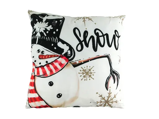 MAKRO - Vankúš snehuliak 45x45cm