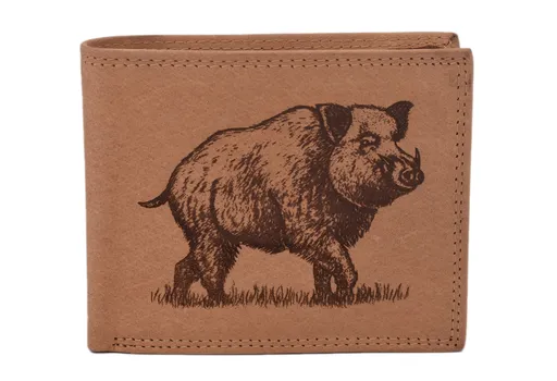 Pánska peňaženka MERCUCIO natural vzor 1 diviak celý 2911911