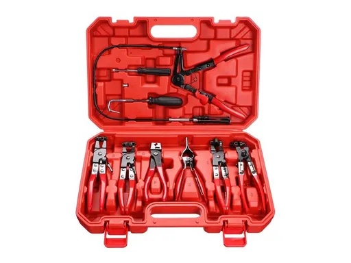 Kliešte na hadicové spony SIXTOL Mechanic Hose Clamp Set 9 9ks