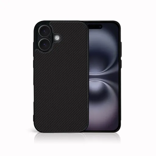 MY ART Ochranný kryt pre Apple iPhone 16 CARBON (231)