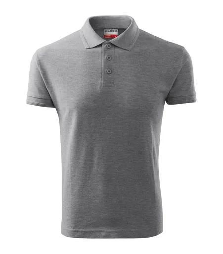 MALFINI Pánska polokošeľa Reserve - Tmavošedý melír | 2XL