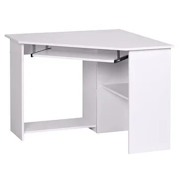 BRÜXXI Roman s výsuvnou klávesnicou 103 cm, biely (SP1000003)