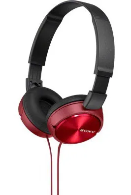 SONY stereo slúchadlá MDR-ZX310, červená