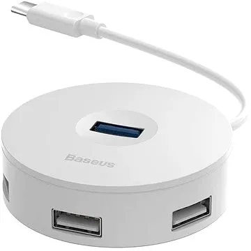 Baseus round box USB HUB White (CAHUB-G02)