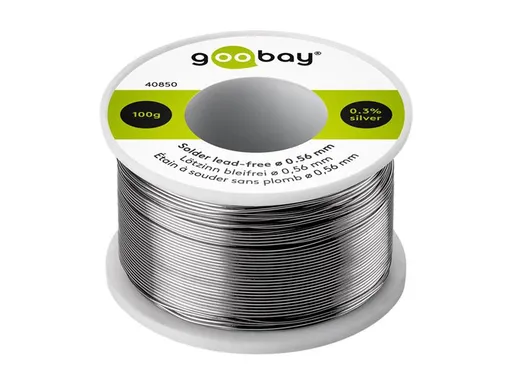 Cín 0.56mm 100g 99,3%Sn 0,7%Cu GOOBAY 40850