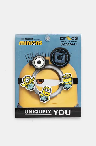 Detské odznaky na topánky Crocs Minions 5-pak