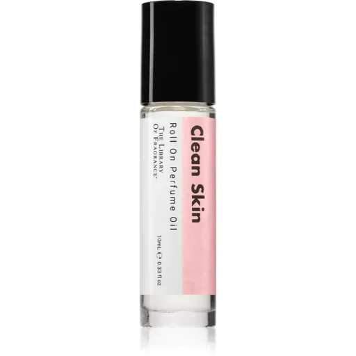 The Library of Fragrance Clean Skin telový olej roll-on unisex 10 ml