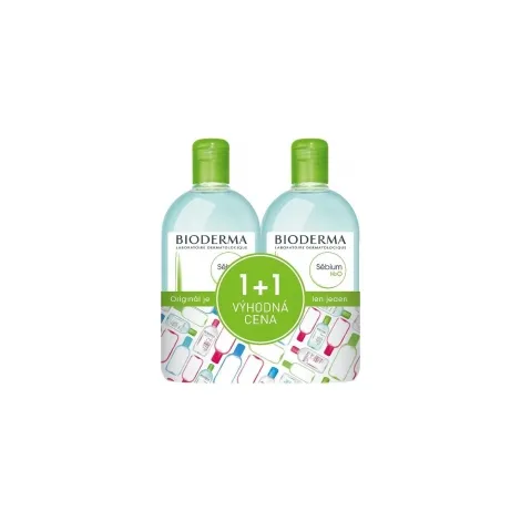 Bioderma Sébium H20 micelárna voda Duopack 500 ml + 500 ml