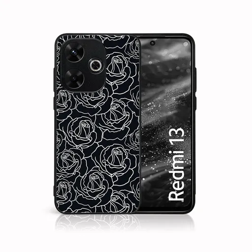 MY ART Ochranný kryt pre Xiaomi Redmi 13 ROSES (172)
