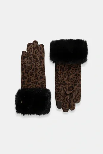 Semišové rukavice Kurt Geiger London