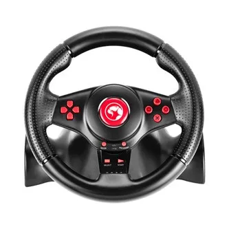Volant Marvo GT-903 GT903, volant s pedály a řadící pákou, 16tl., USB, černý