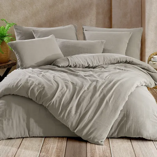 4Home Mušelínové obliečky Sand, 220 x 200 cm, 2 ks 70 x 90 cm