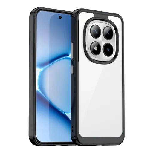 CRYSTAL Ochranný kryt pre Xiaomi Redmi Note 15 Pro+ 5G / POCO M8 Pro 5G čierny