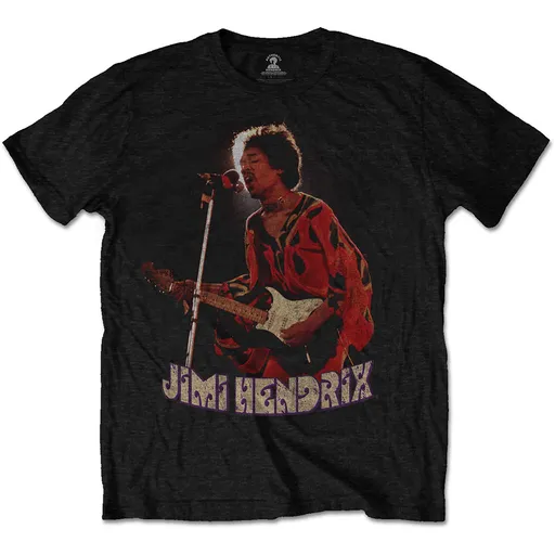 Jimi Hendrix tričko Orange Kaftan Čierna S