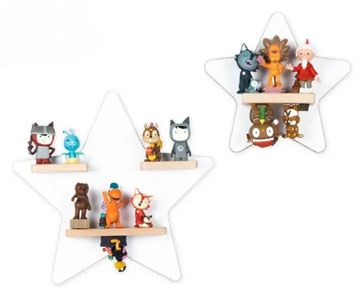 VCM Police Boarti Tonie - sada hvězd, bílá