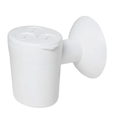 Sifón pre odkvapkávajúci kondenzát s držiakom hadičiek a guličkou SIFONKON