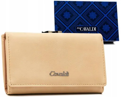 Dámska peňaženka z ekologickej kože, zapínaná na patentku - 4U Cavaldi