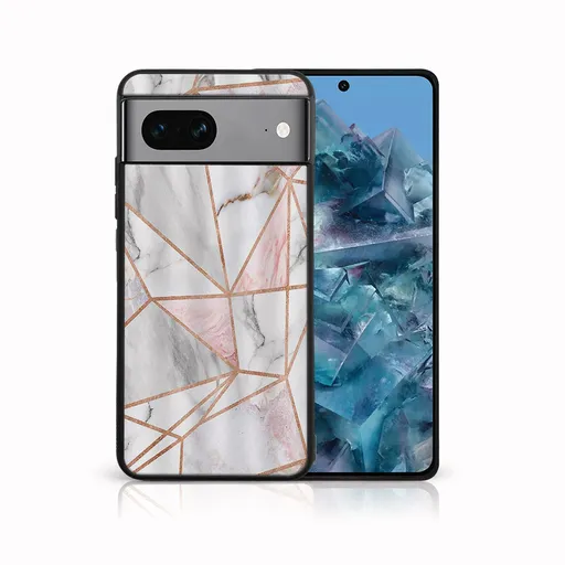 MY ART Ochranný kryt pre Google Pixel 8 PINK MARBLE (143)