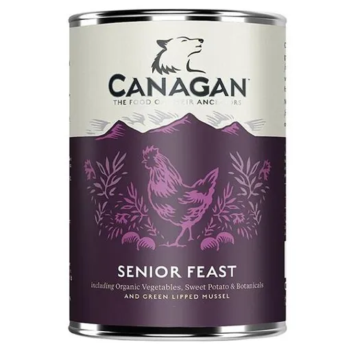 CANAGAN Senior feast konzerva pre psov 400 g