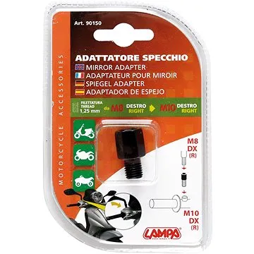 LAMPA Redukcia závitu zrkadla M8/1,25 R na M10/1,25 R (LAM90150)