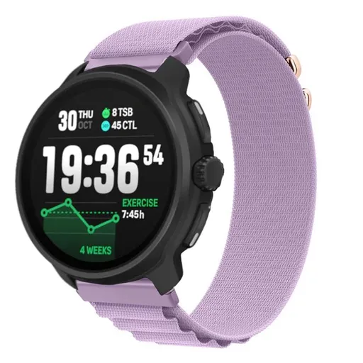 NYLON Vymeniteľný remienok pre Suunto Race 2 fialový