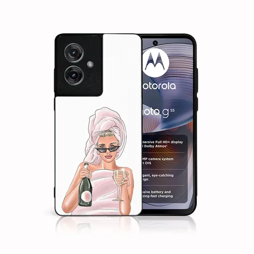 MY ART Ochranný kryt pre Motorola Moto G55 5G CHAMPAGNE (134)