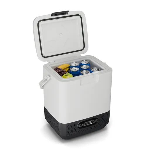 Klarstein SwiftFrost 12L chladiaci box, 12V-24V/230V, do -20 °C, kompresor, 2 úrovne výkonu, LED displej