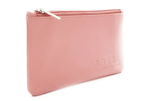 Svetloružová kožená etue 611-0023-71