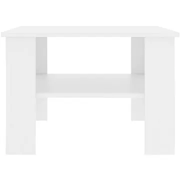 Konferenčný stolík biely 60 × 60 × 42 cm drevotrieska (800207)