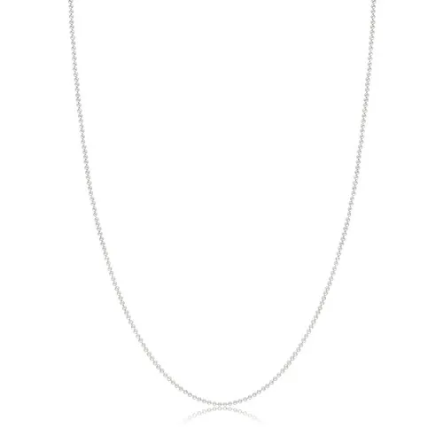 Lesklý náhrdelník zo striebra 925 - známka s nápisom "love", guličková retiazka