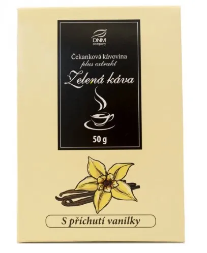 Zelená káva s vanilkou