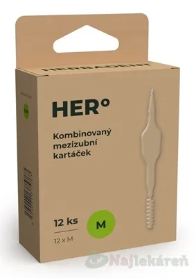 HERBADENT HERO medzizubné kefky M 12ks