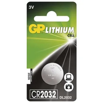 GP Jednorazové lithiová batéria CR2032, 1-pack