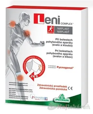 LeniCOMPLEX Náplasť pri bolesti pohybového aparátu a kĺbov 5 ks