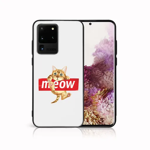 MY ART Ochranný kryt pre Samsung Galaxy S20 Ultra MEOW (183)