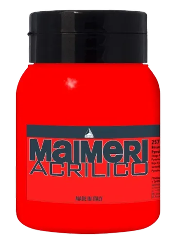 MAIMERI ACRILICO - Akrylové farby 257 - pyrrole red, 0,5 L