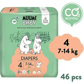MUUMI BABY Maxi veľ. 4 (46 ks) (6414100587356)
