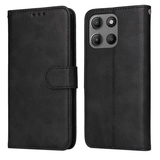 SMOOTH Peňaženkové puzdro pre Motorola Moto G15 / G15 Power čierny