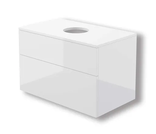 DEANTE - Prizma MDF kúpeľňová skriňa s doskou SDI_6B81