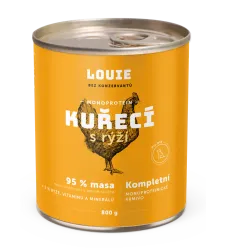 Louie Dog Kuracie s ryžou 1200 g