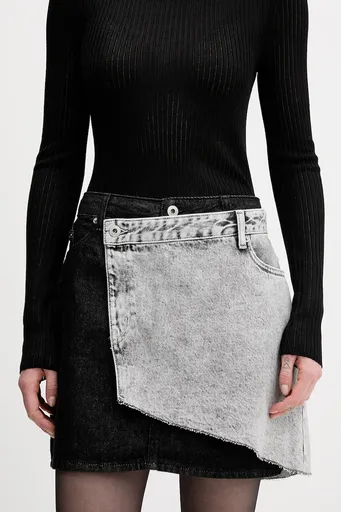 Rifľová sukňa Karl Lagerfeld Jeans